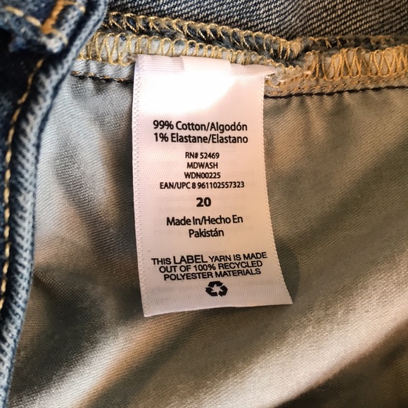 Free Assembly Super High-Rise Distressed Straight Leg Jeans Size 20 NWT - Picture 13 of 15